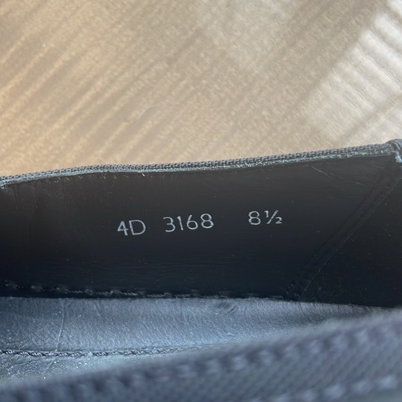 Prada men’s loafers 8.5 EU / 9.5 US in Charcol grey with Prada orange trim - Picture 5 of 8